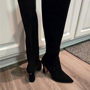 Coach Black Over the Knee Boots